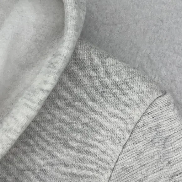 UNIVERSITY OF VERMONT Hoodie Womens M Catamounts Cropped Cutout Fleece Gray - Picture 8 of 15